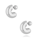 Adore Silver Hoop Earrings