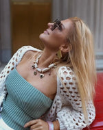 Sage Strapless Foldover Top