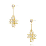 Crystal Clover Earrings