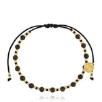 Stainless Steel Obsidian Bracelet