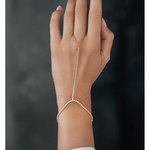 Layla Crystal Gold Ring Bracelet