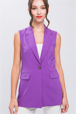 Purple Long Vest