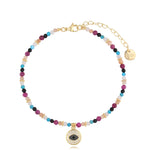 Joy Blue Evil Eye Anklet