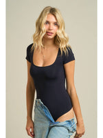 Soft Stretch Scoop Neck Bodysuit