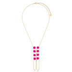 Trinidad Body fuchsia 2 in 1 bracelet /necklace