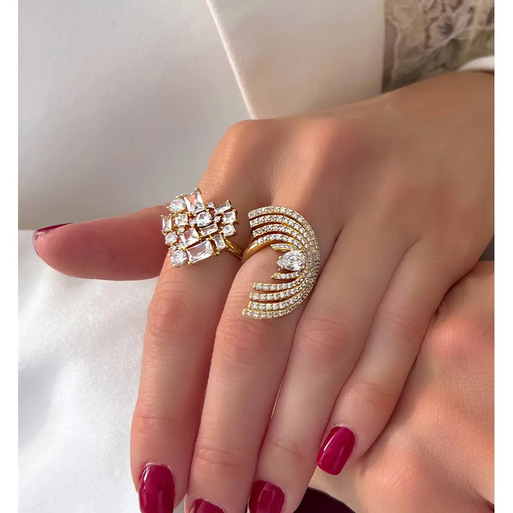 Luna Moon Crystal Ring