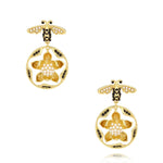 Lucimara Gold Bee Earrings