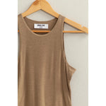 Mocha Brown Loveliest Looks Tank Bodysuit