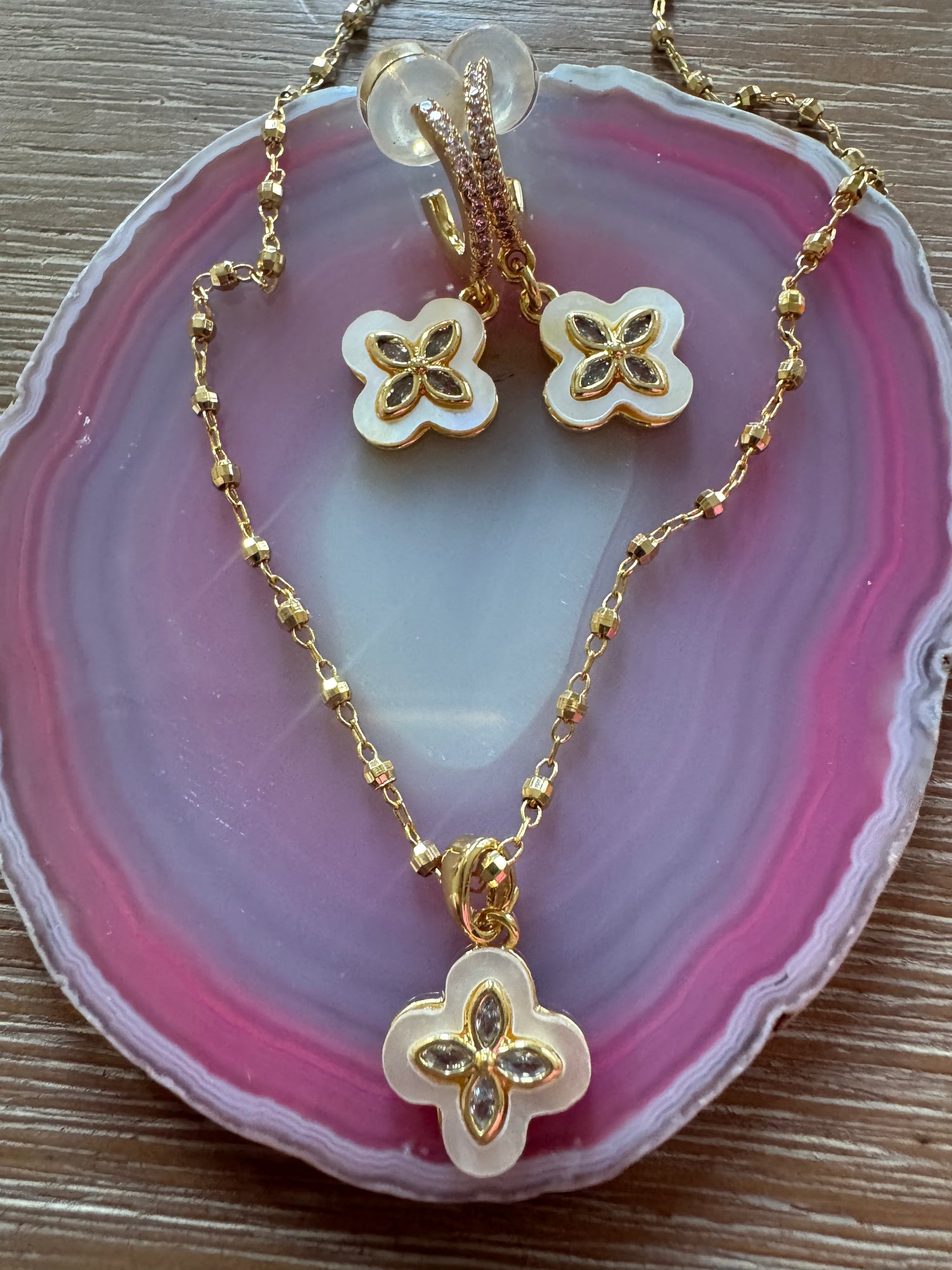 Elena Clover Earrings