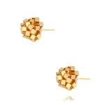 Gold Texture Earrings