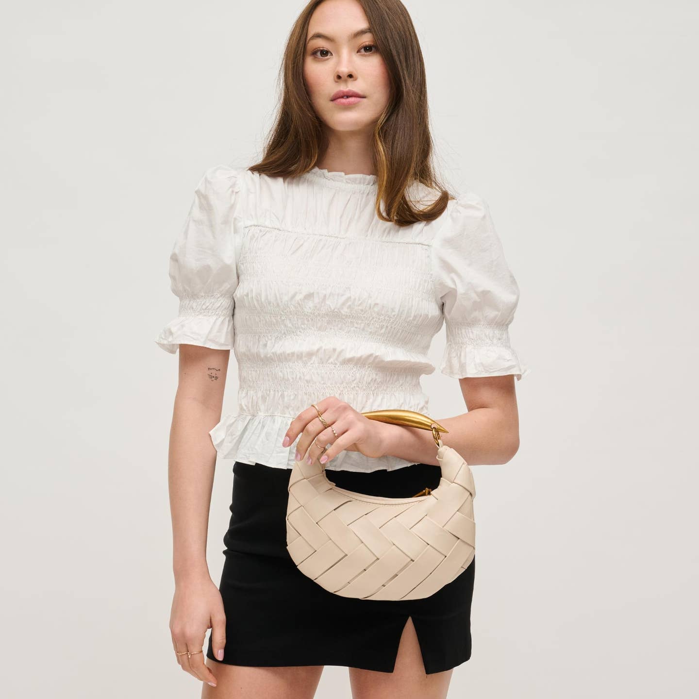 Ivory Vintage Gold Purse