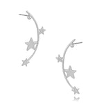 Silver Star Artistic Soul Earrings