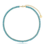 Honestly Sky Blue Crystal Necklace