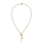 Retro Bella Pearl Gold Necklace