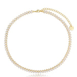 Honestly Iridescent White Crystal Necklace