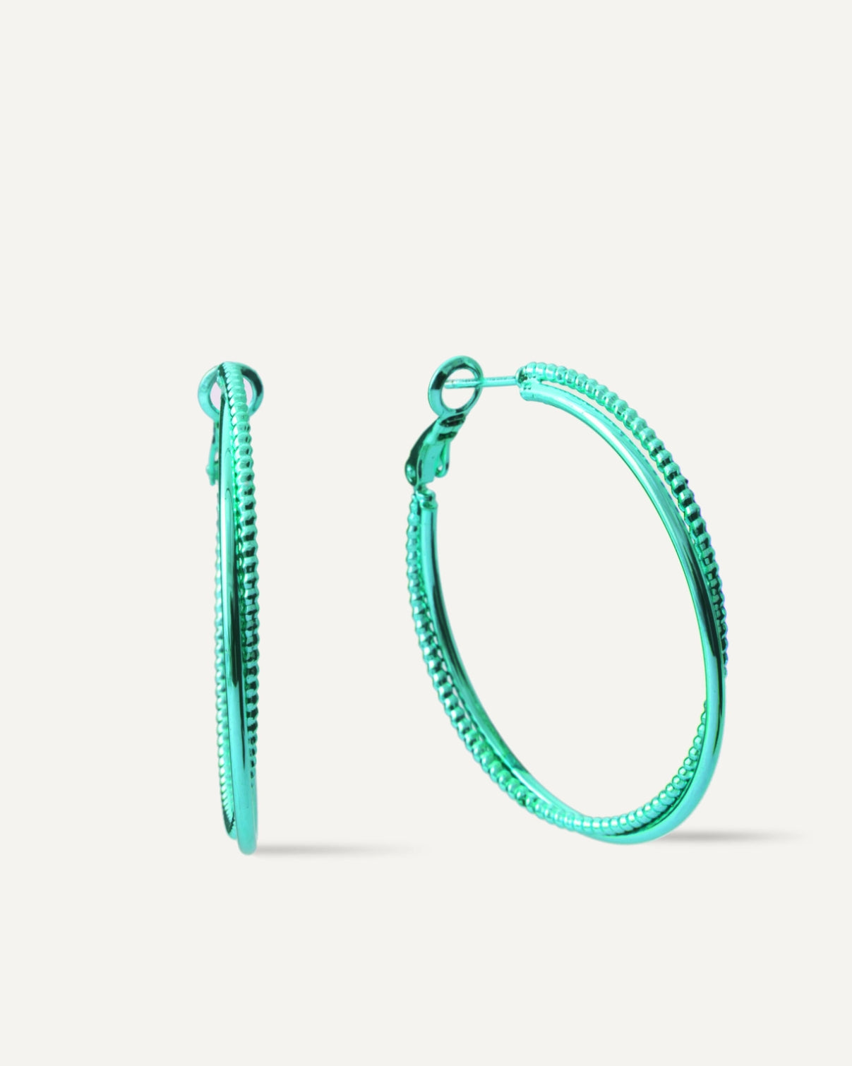 Caribbean Green Hoops