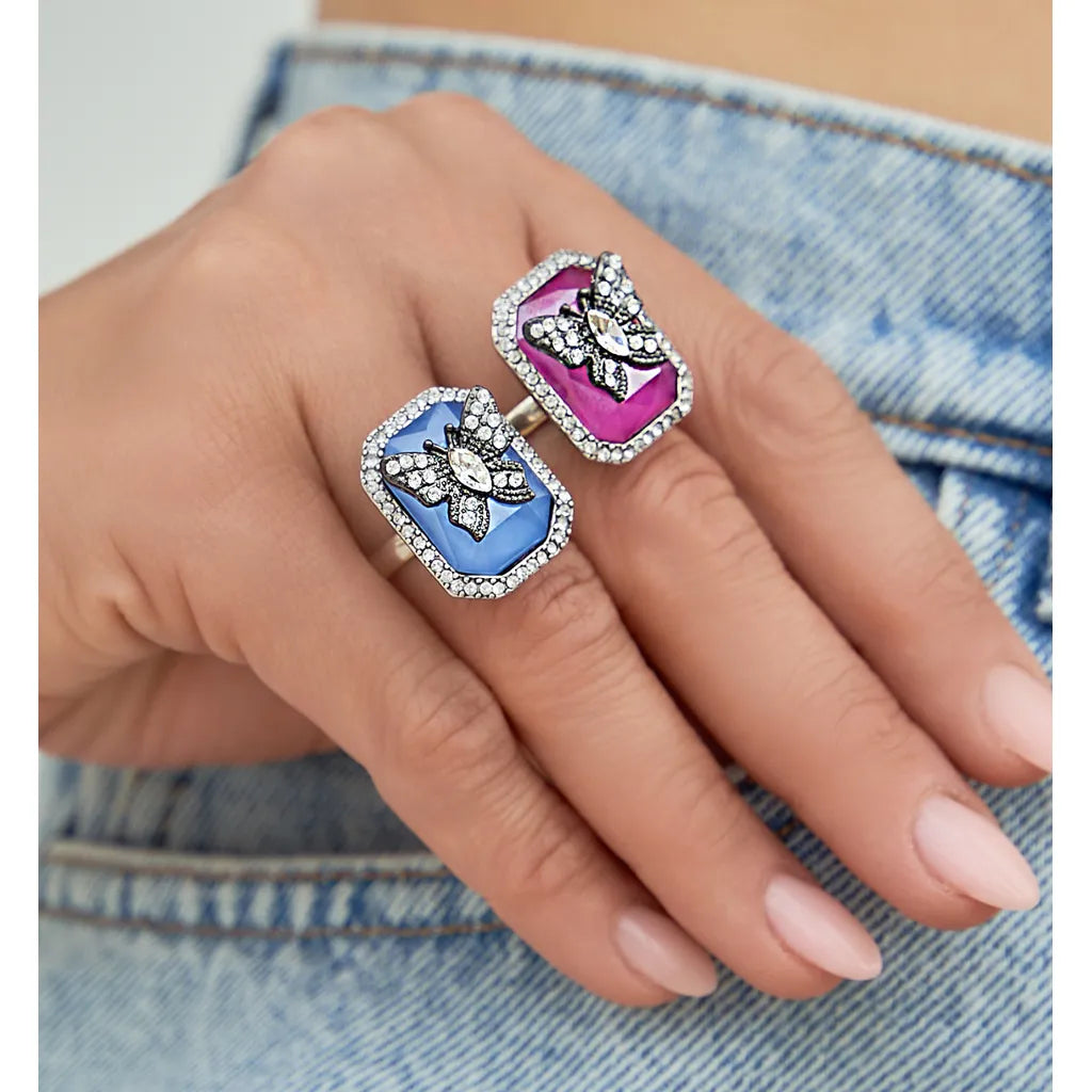 Sienna Purple Adjustable Ring