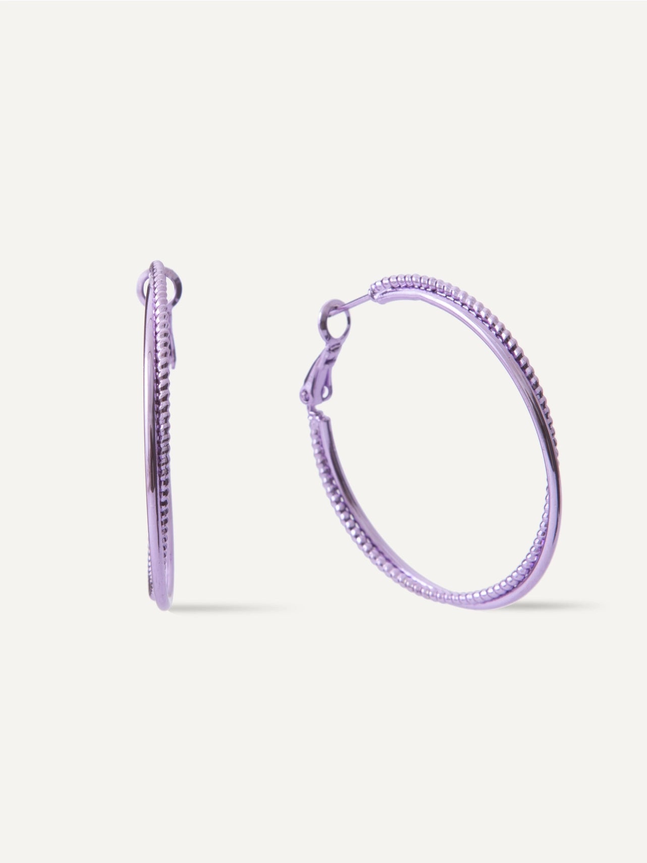 Lilac hoops