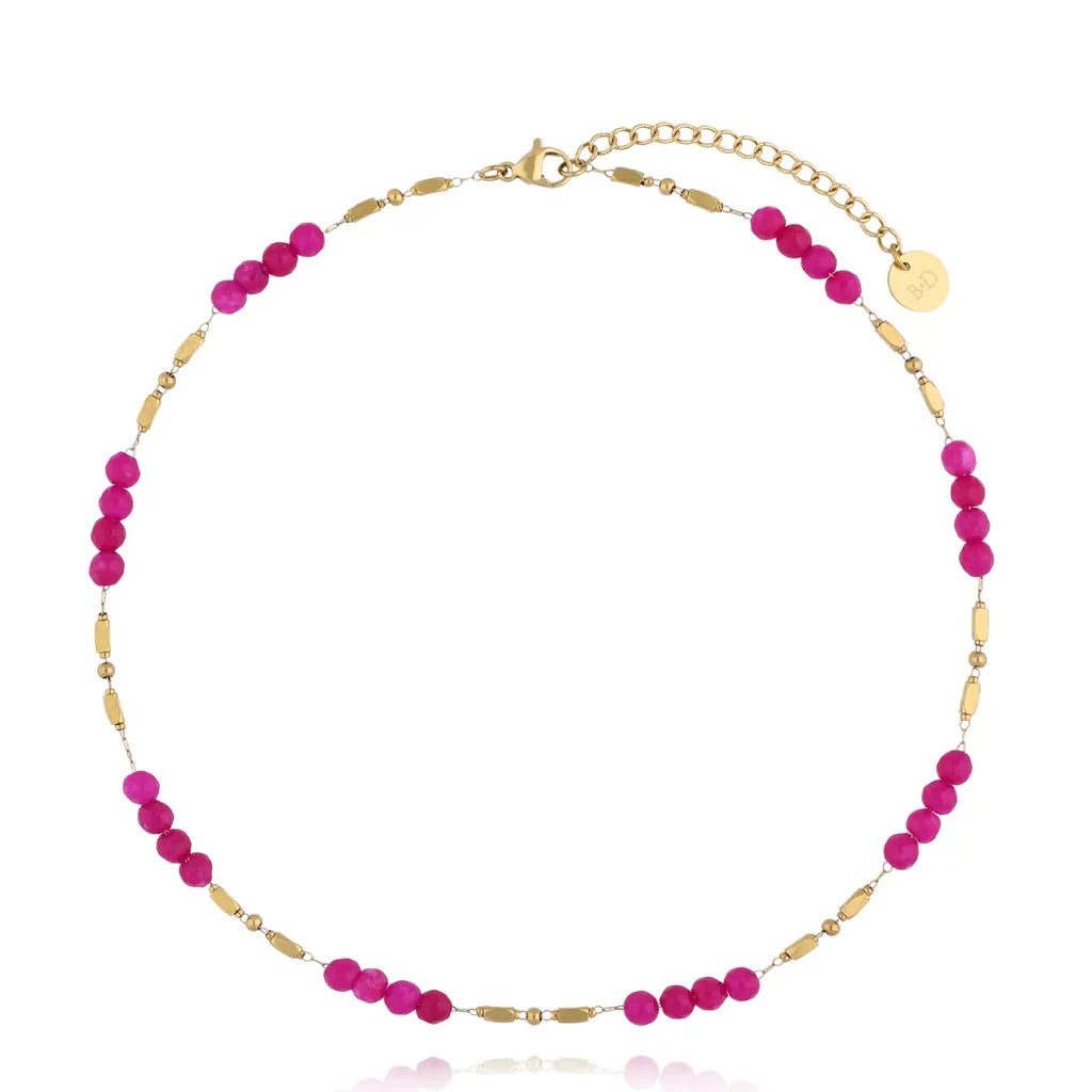 Camila Fuchsia Necklace