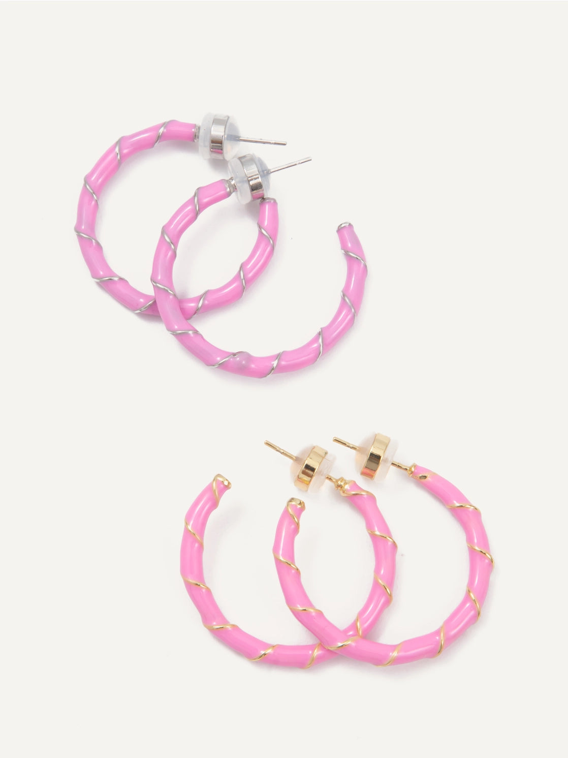 Stephanie Earrings Light Pink