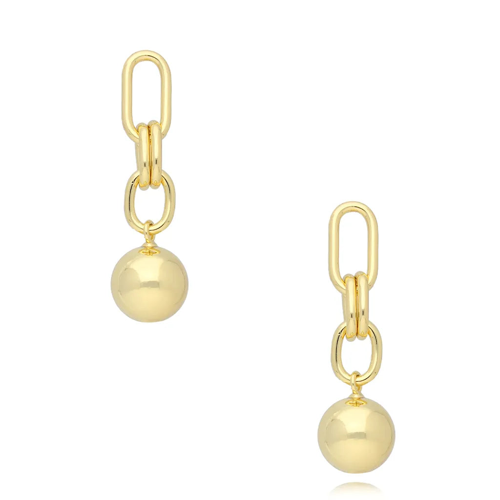 Roxy Gold Chain Earrings