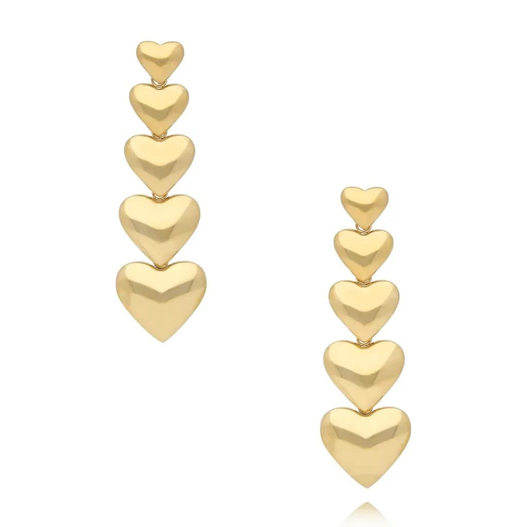Goldie Heart Earrings