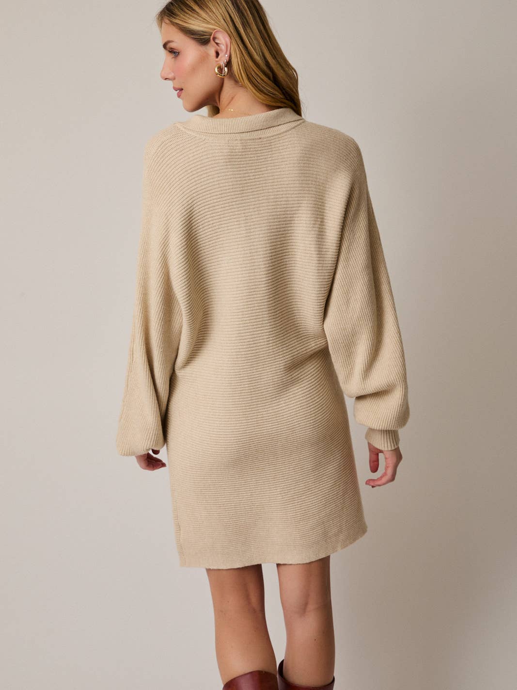 Collared Sweater Dress