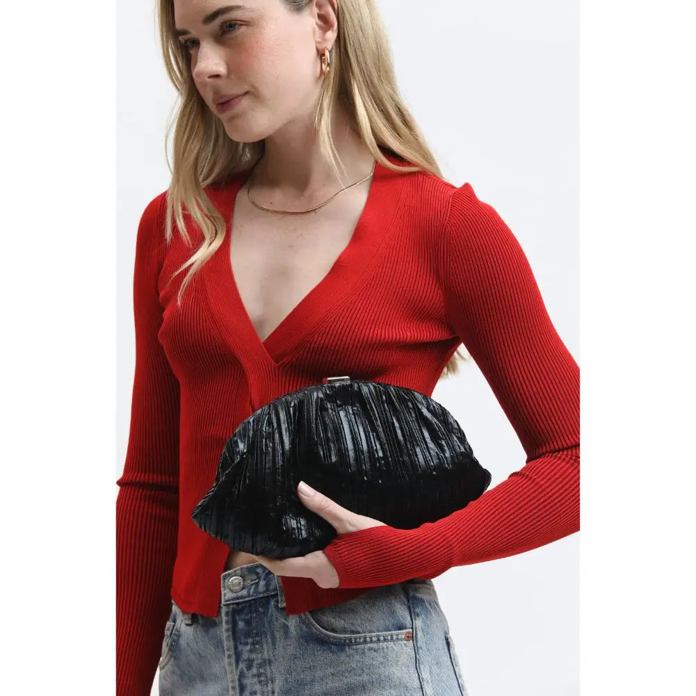 Jewel Clutch Black
