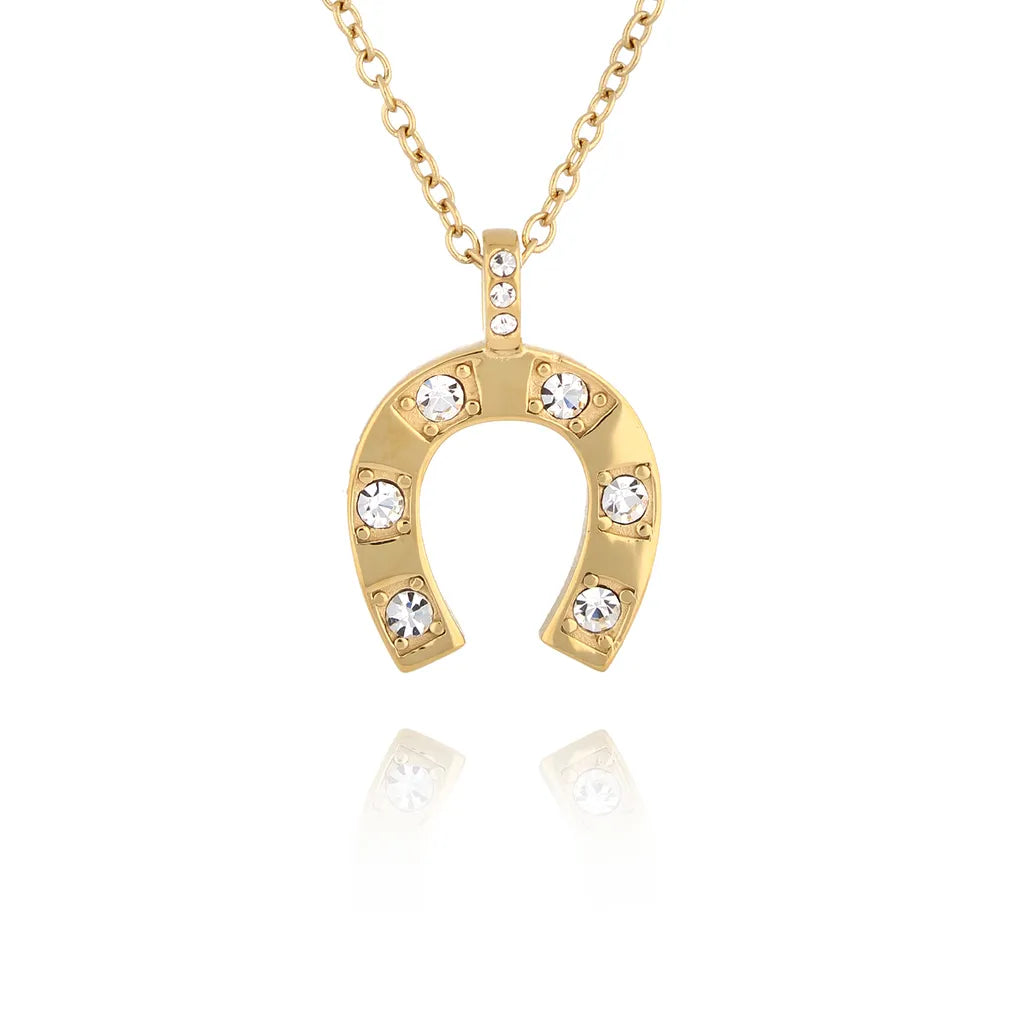 Stainless Steel Horseshoe Necklace