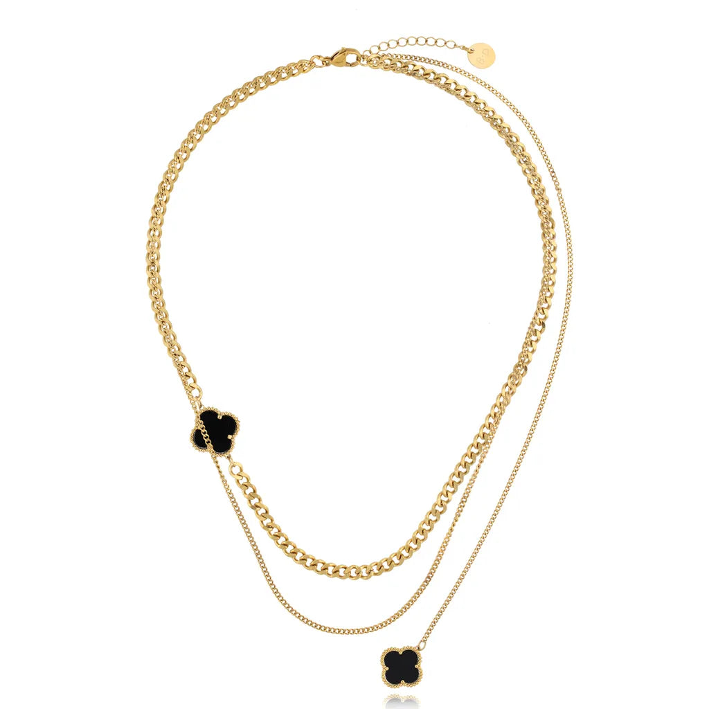 Turquoise Clover Necklace