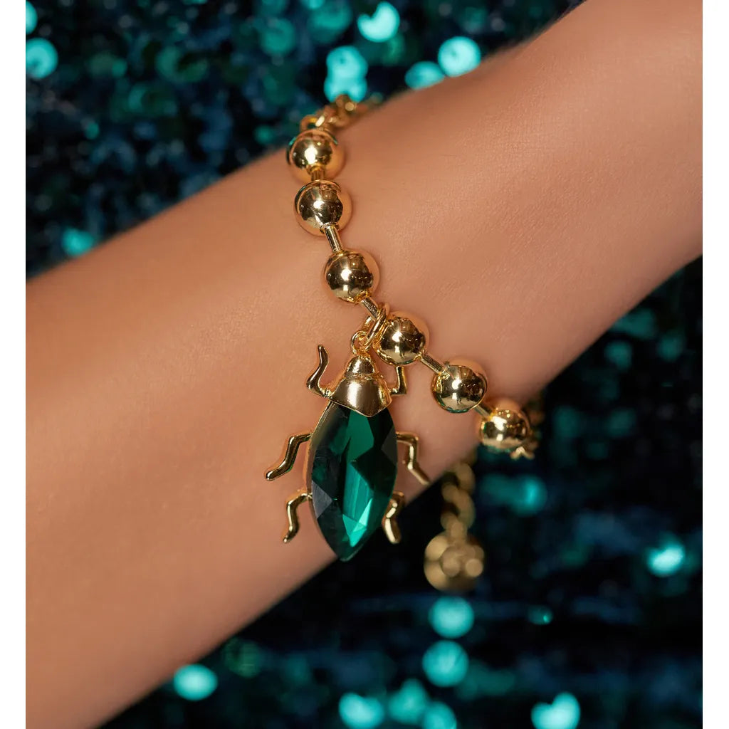 Emerald Beetle Bracelet Esther
