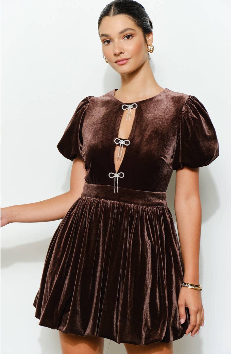 Sara Chocolate Dress