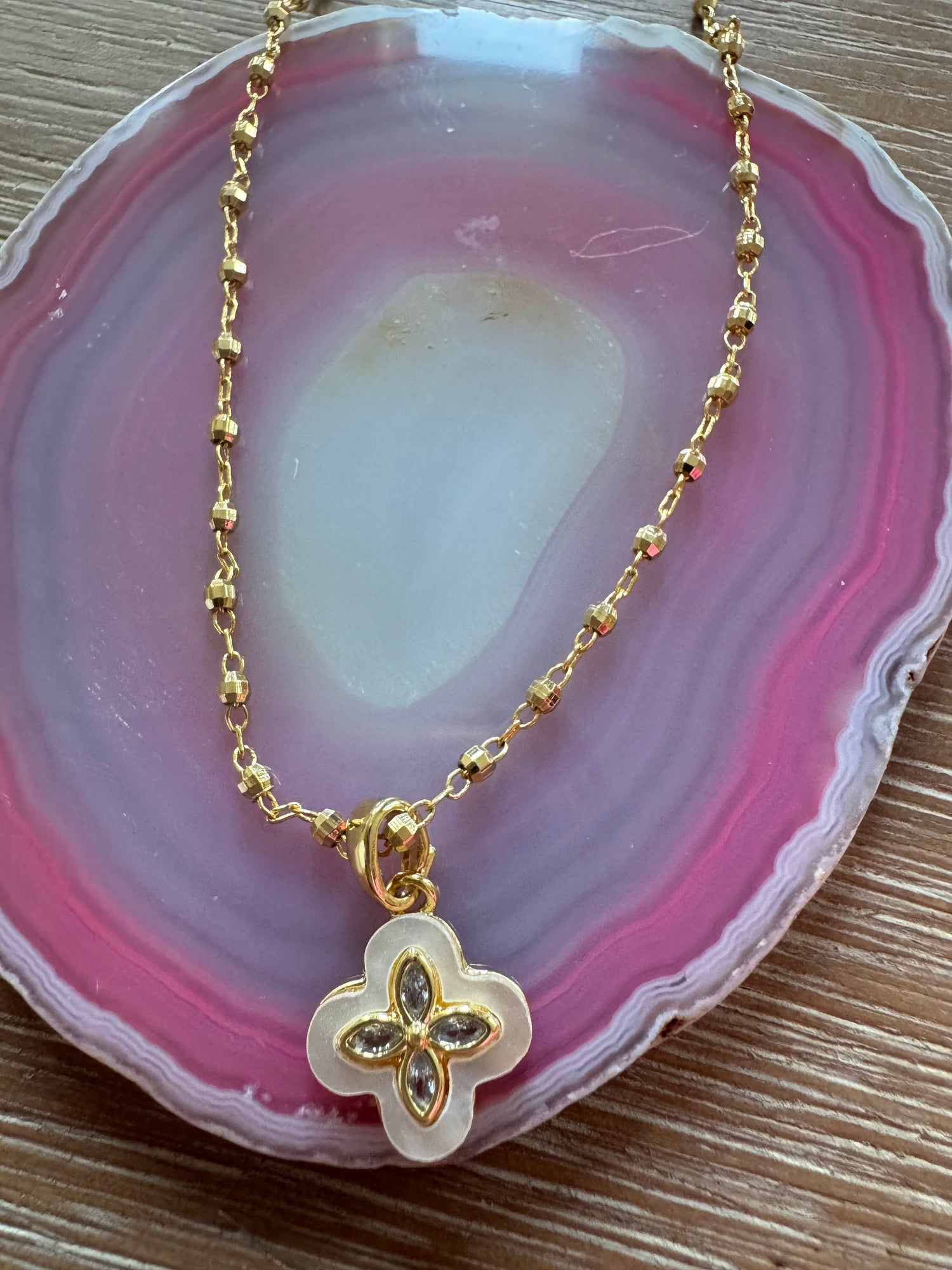 Elena Clover Necklace
