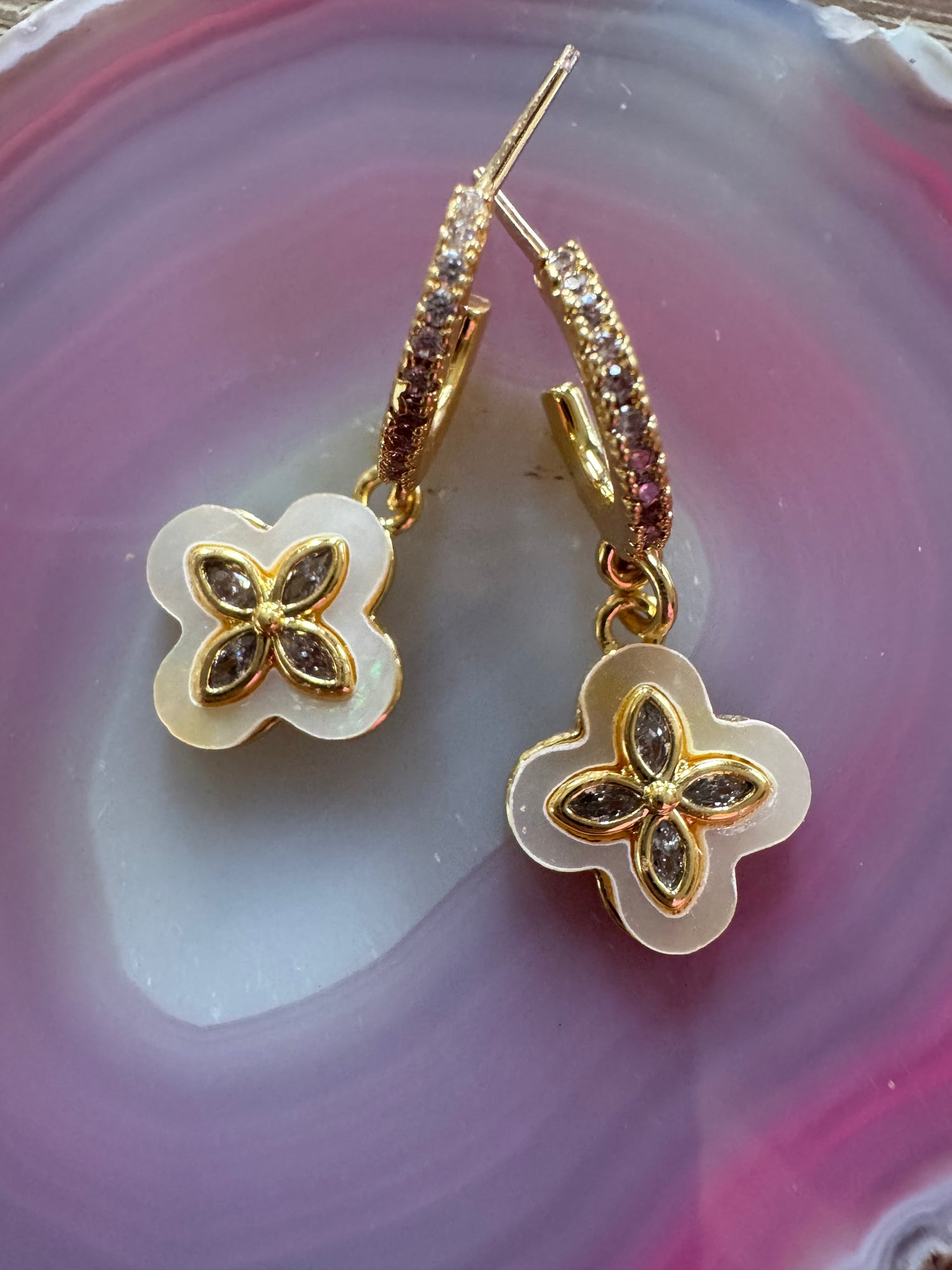 Elena Clover Earrings