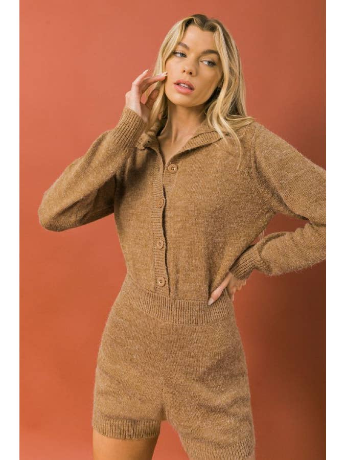 A Soft Touch Sweater romper