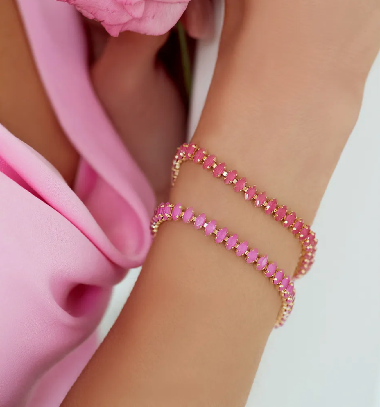 Honestly Purple Crystal Bracelet