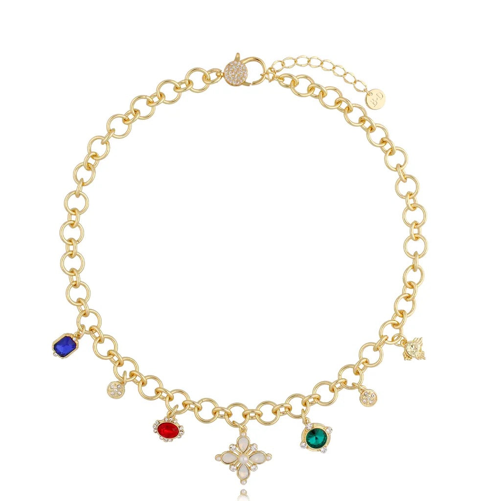 Colorful Roxy Gold Necklace