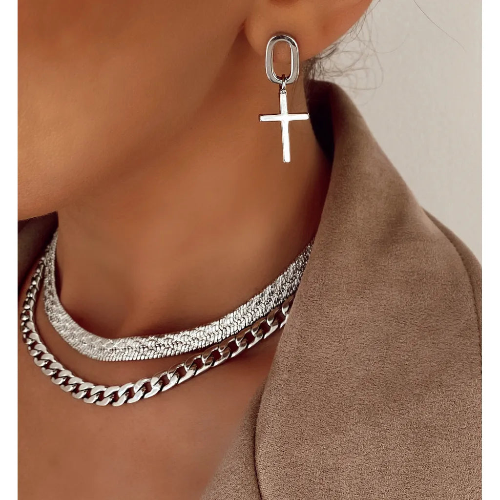Snake Silver Necklace
