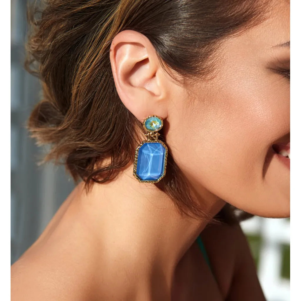 Blue Crystal Luxury Earrings