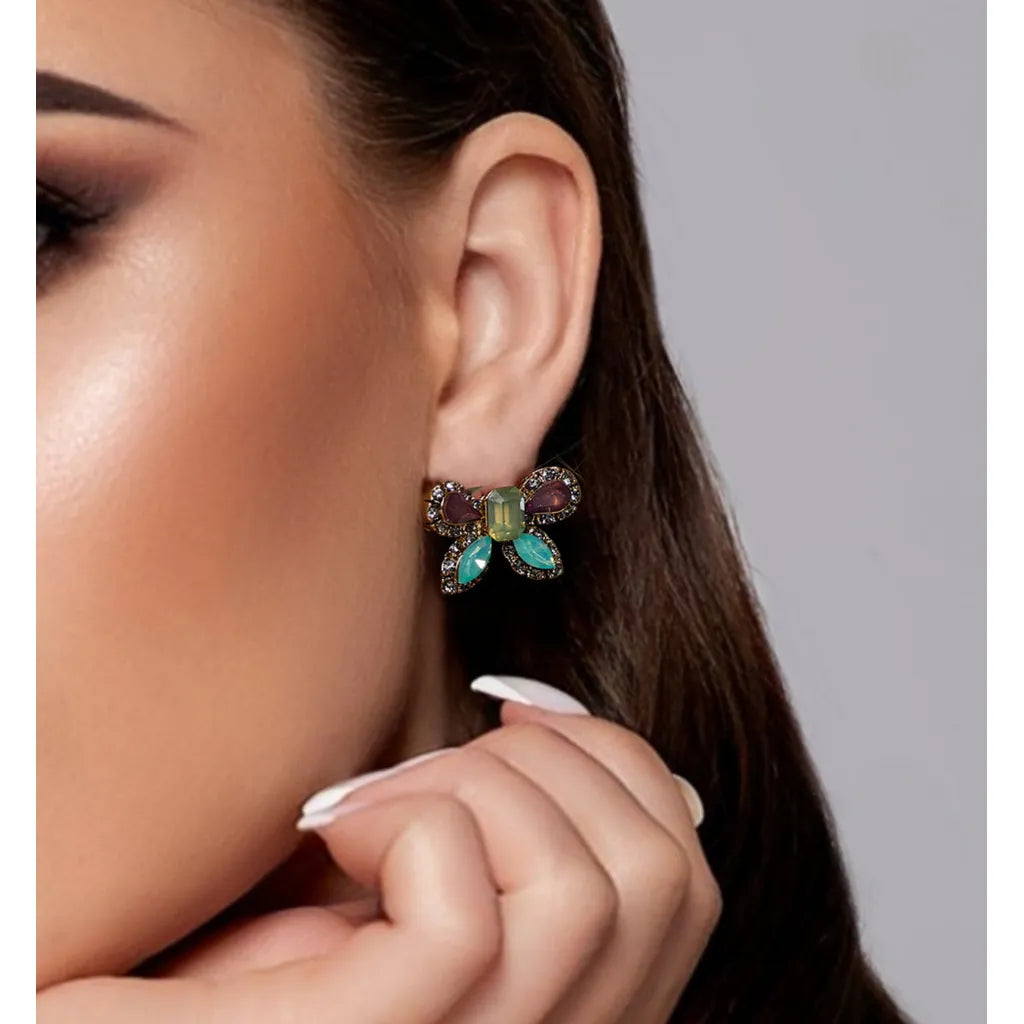 Colorful Bow Earring