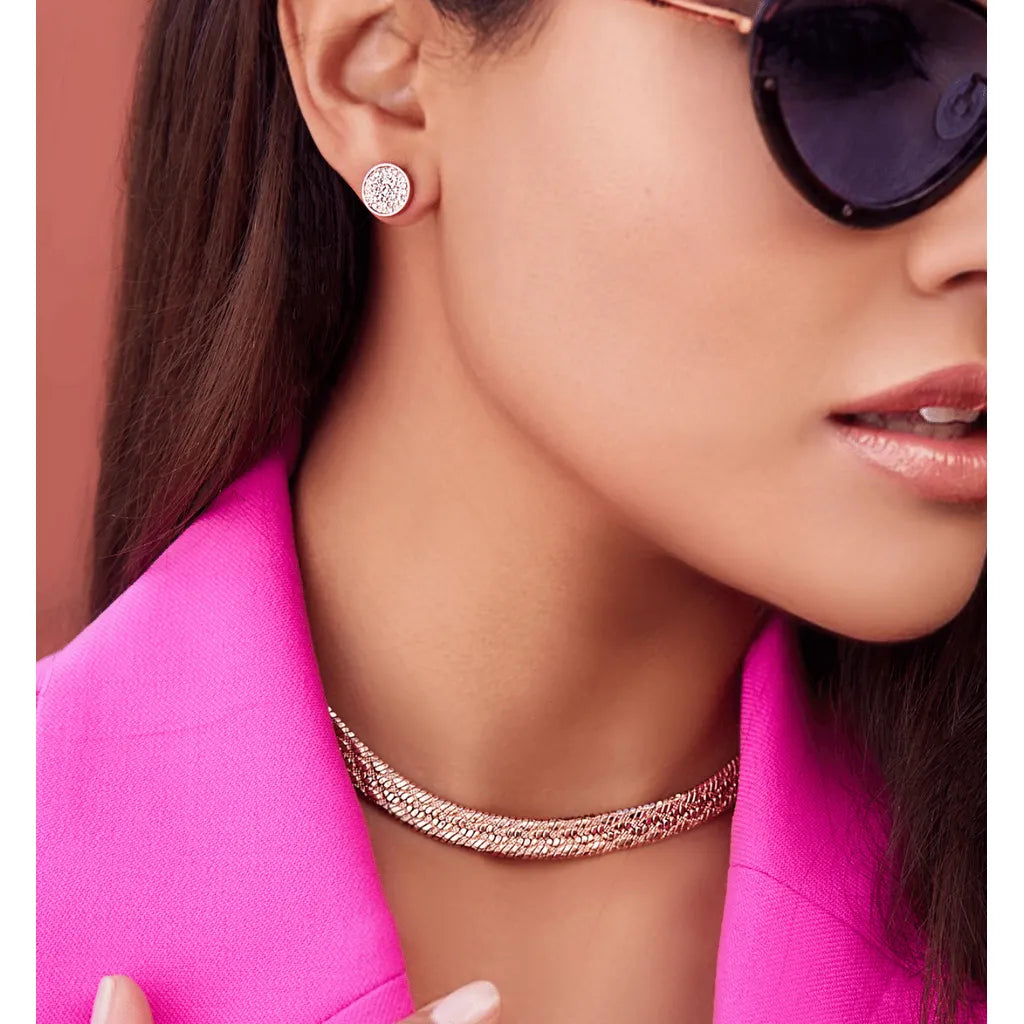 Snake Rose Gold Necklace